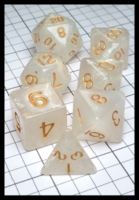 Dice : Dice - Dice Sets - Wiz Dice White Swirl - eBay Oct 2015